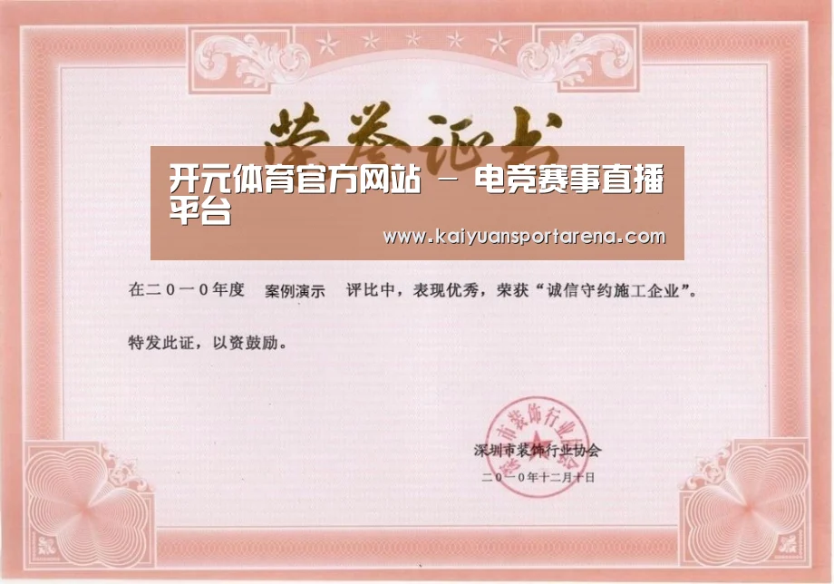 荣誉证书二